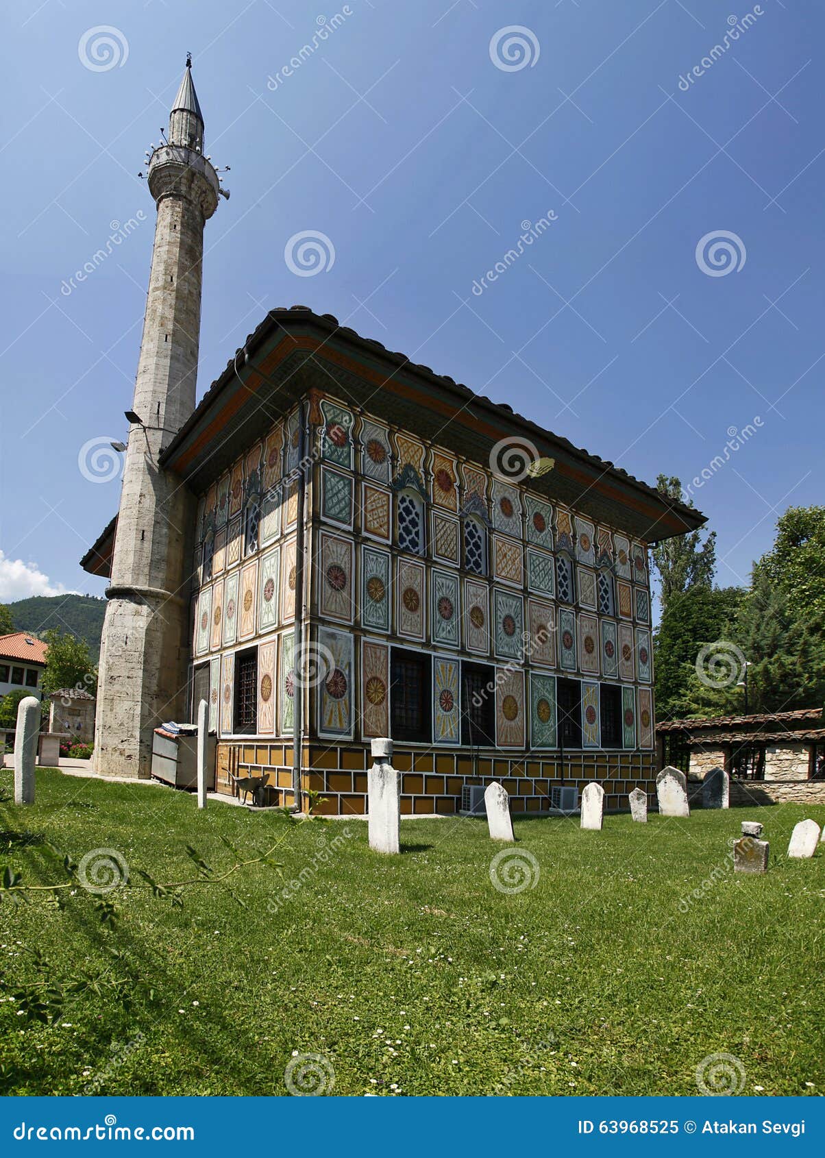 aladza mosque (painted), tetovo, macedonia, balkans
