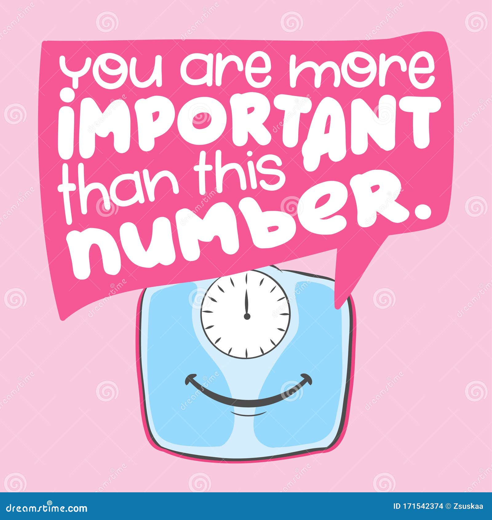 You are More Important Than this Number Stock Vector - Illustration of