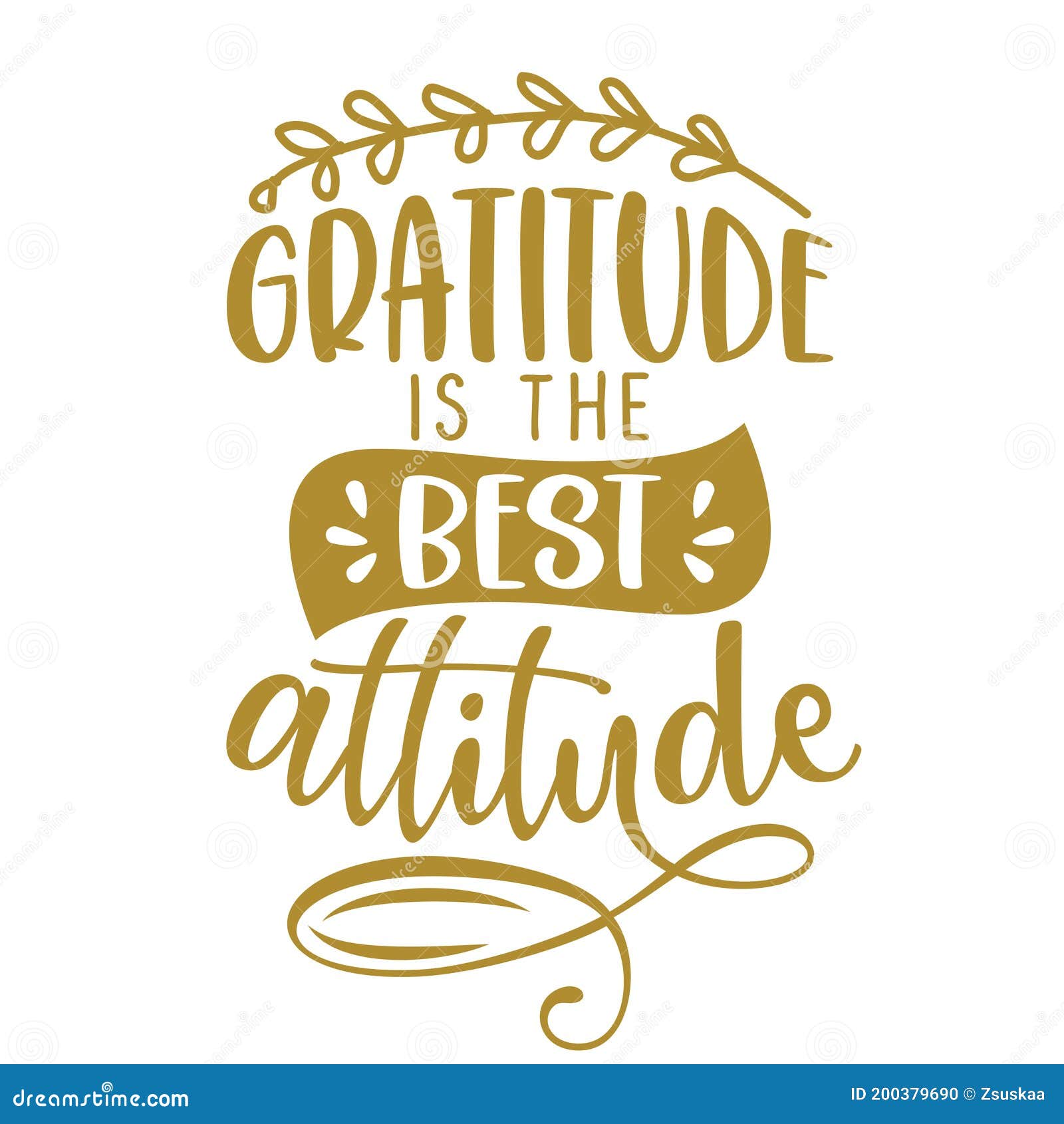 gratitude is the best attitude - inspirational thanksgiving quote