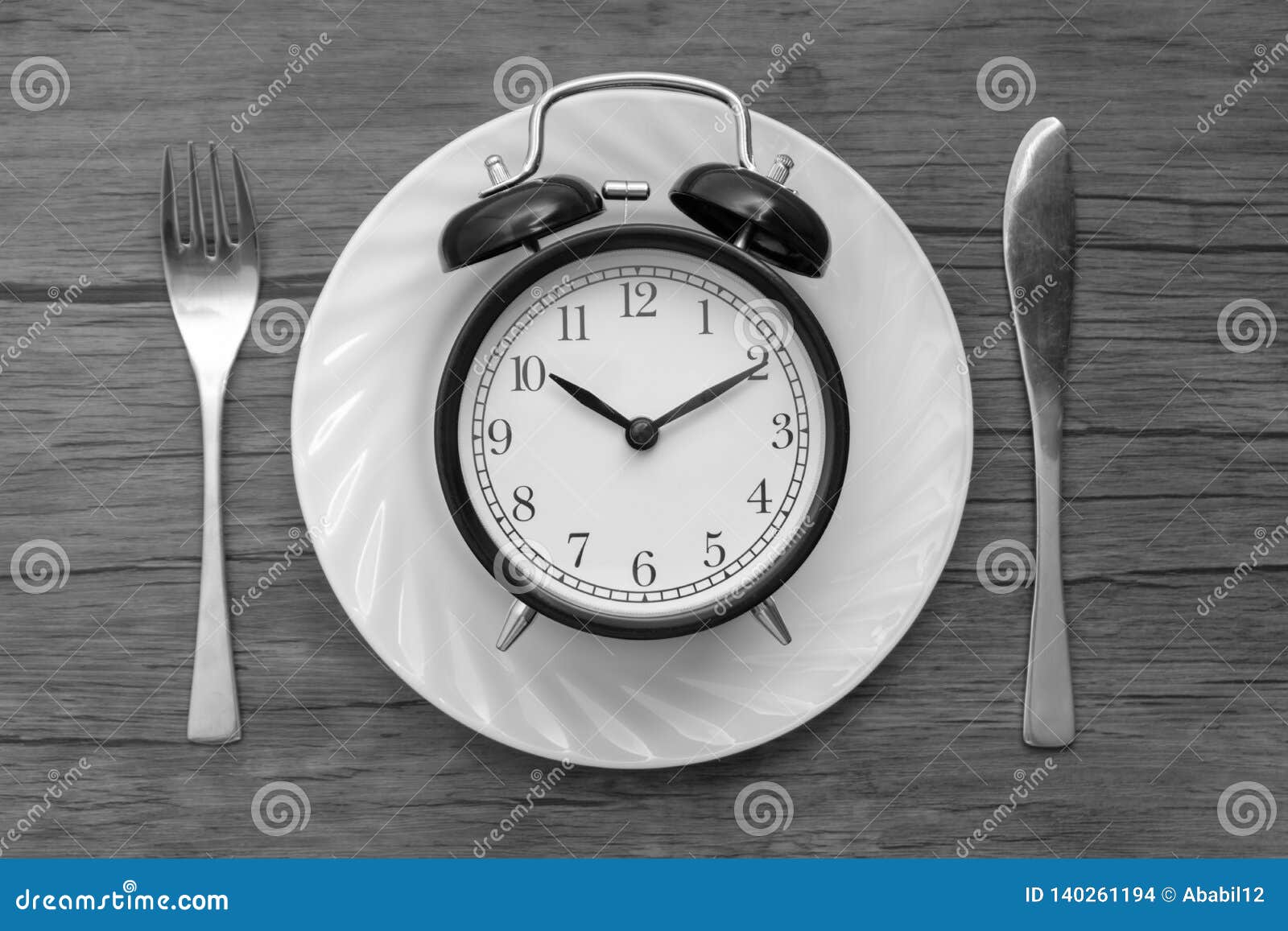 Time To Eat. Lunch Time, Breakfast and Dinner Concept. Stock Photo