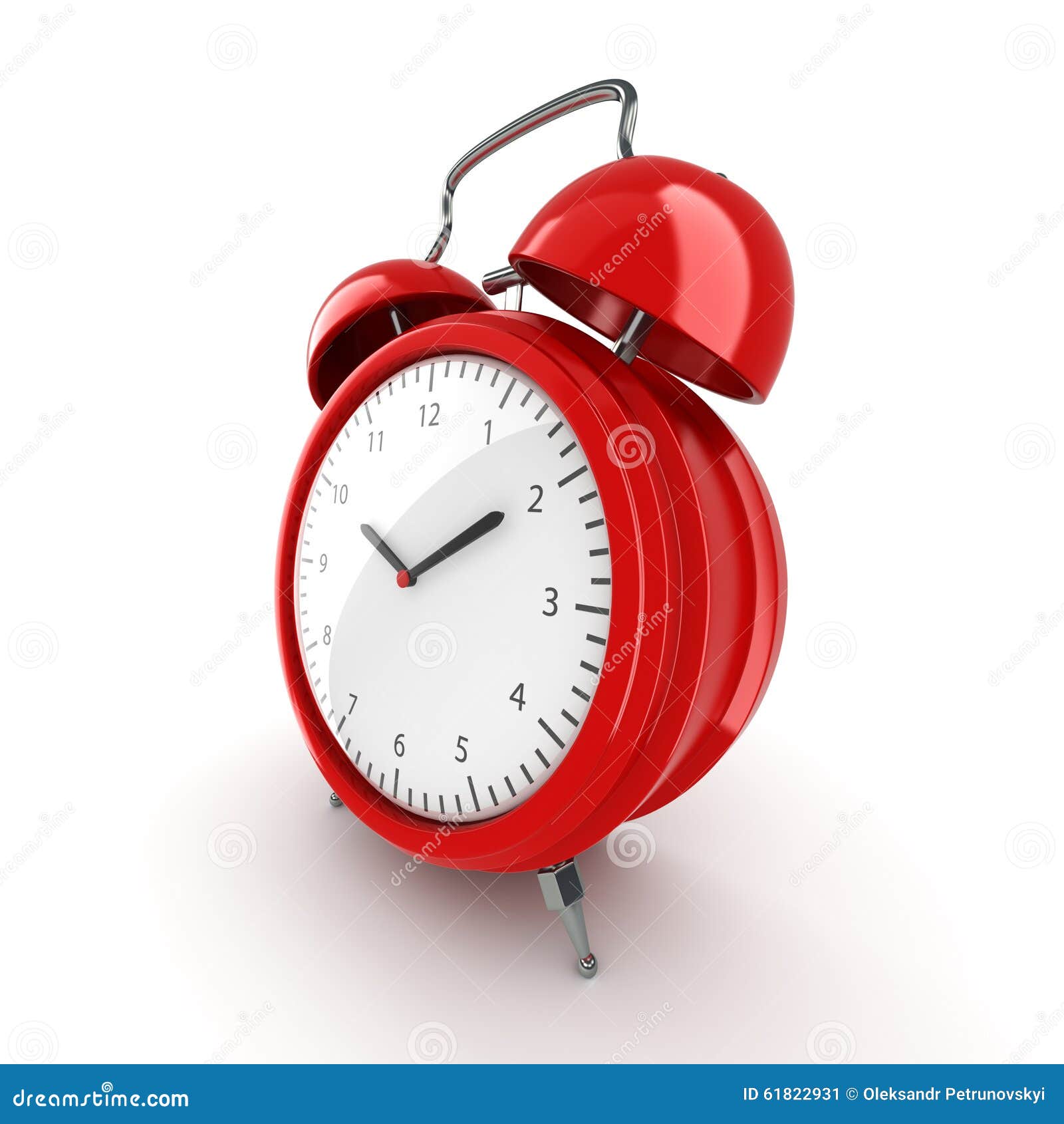 Alarm clock stock illustration. Illustration of bell 61822931
