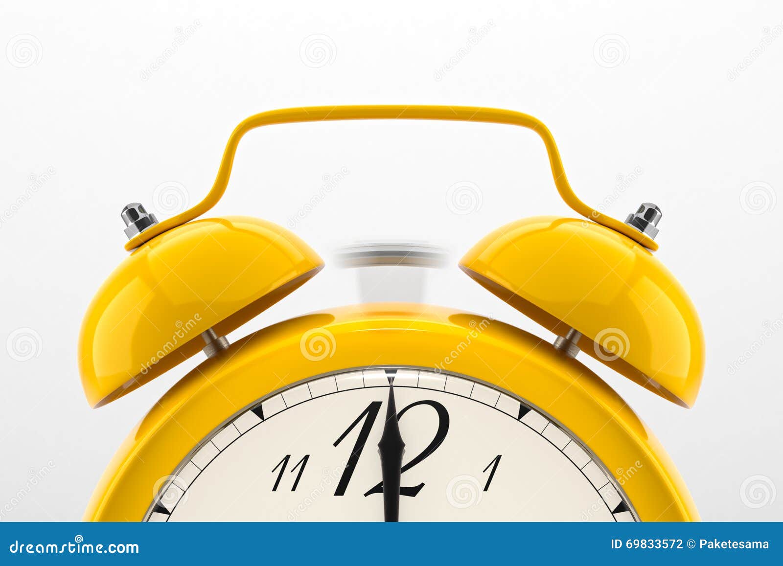 Yellow Ringing Alarm Clock Icon Isolated On White Background Wake Up Time  Desk Clock Vector Illustration In Flat Style Element For Your Design Stock  Illustration - Download Image Now - iStock