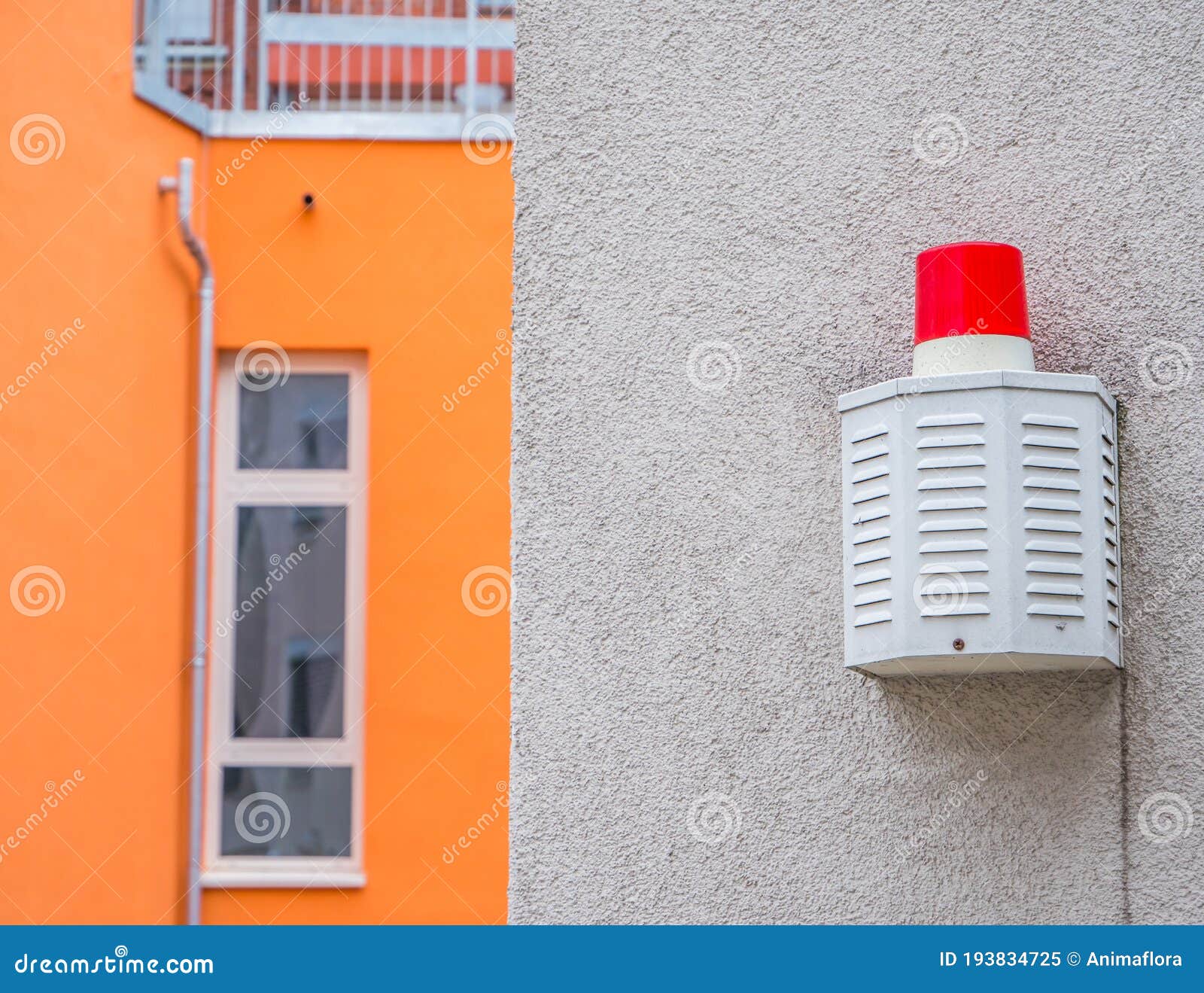 Alarm system at a house stock image. Image of watchma 193834725