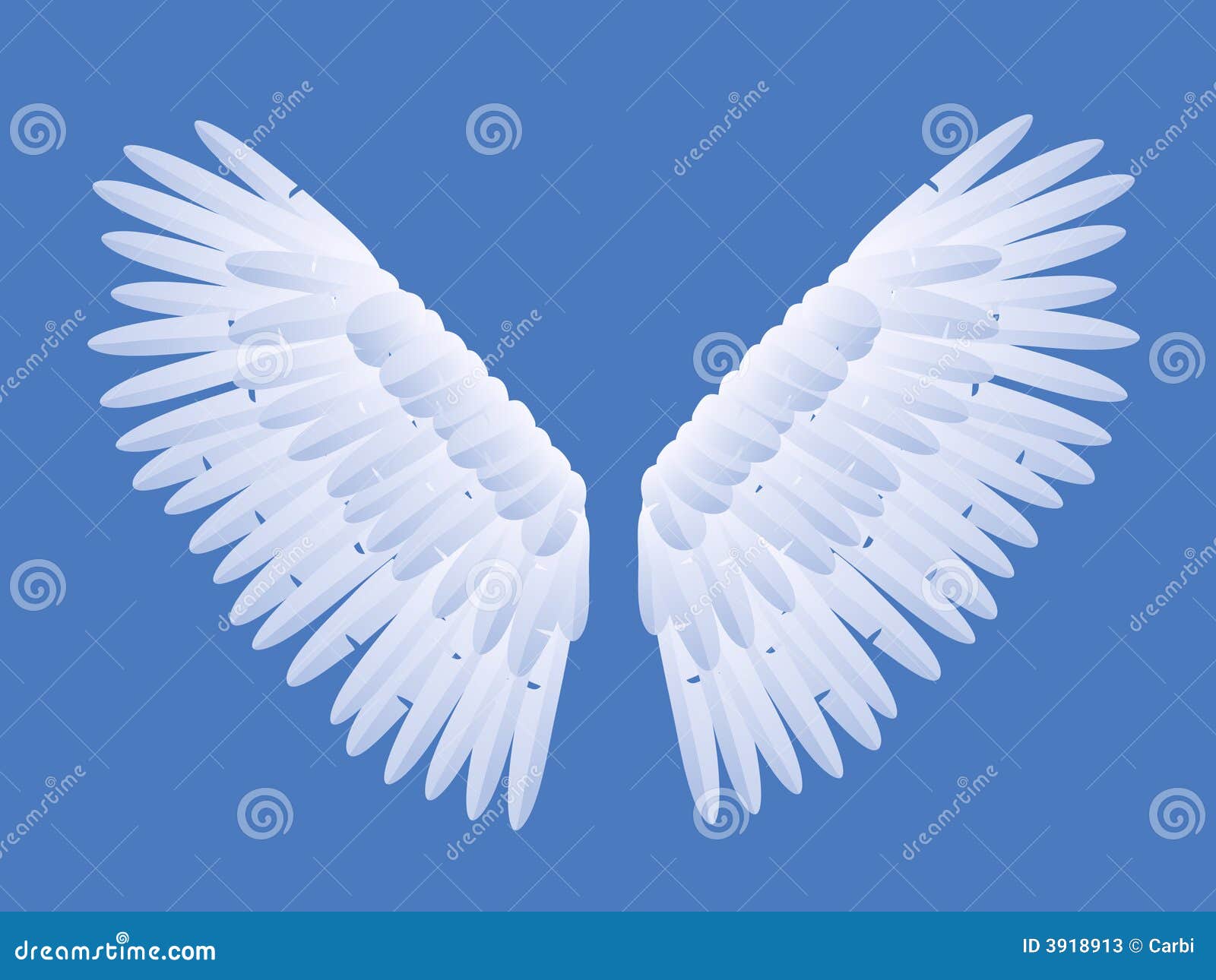 alas de ángel decoración de la pared