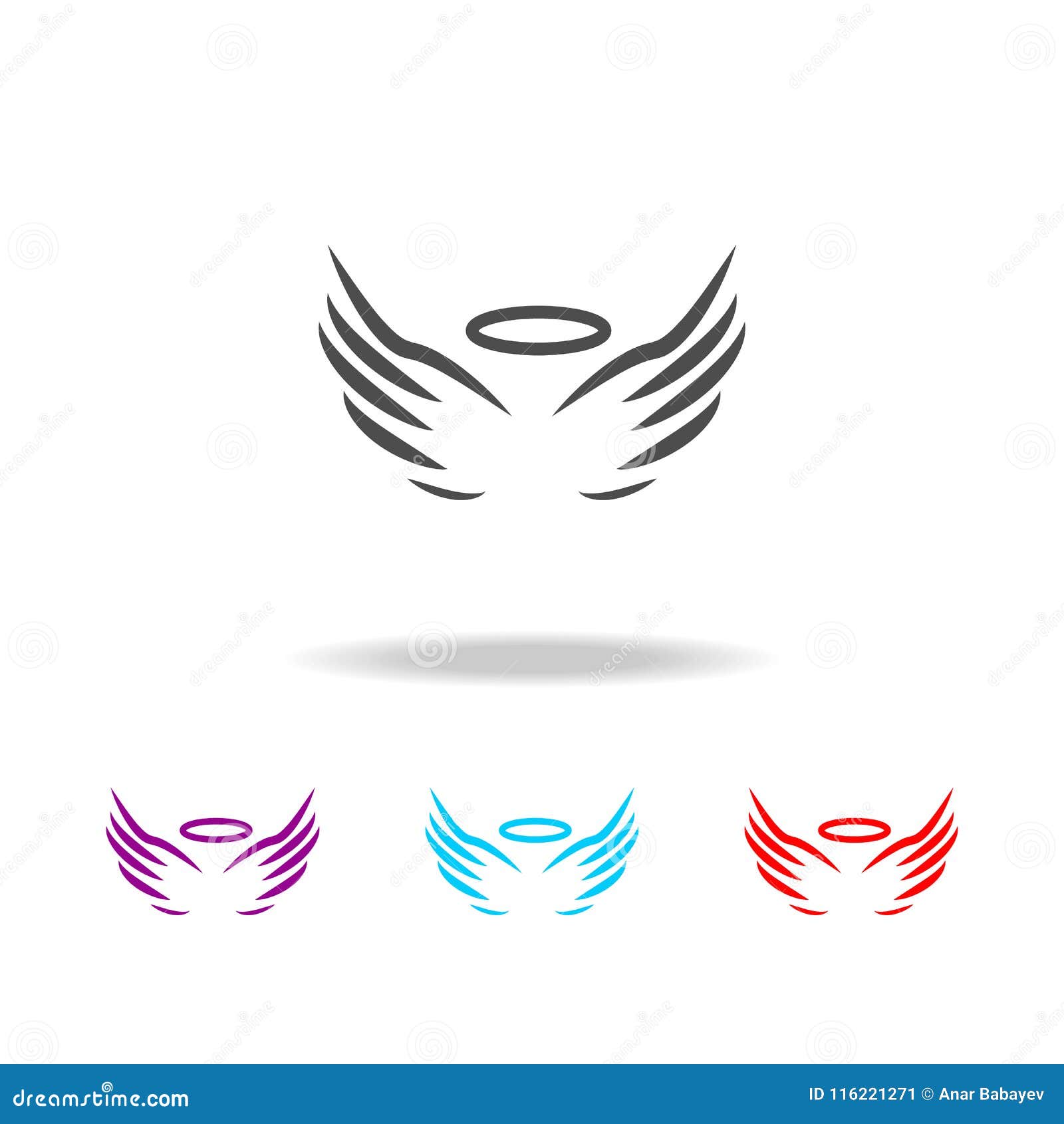 Logo De Alas De Angel Vectores, Iconos, Gráficos y Fondos para Descargar  Gratis