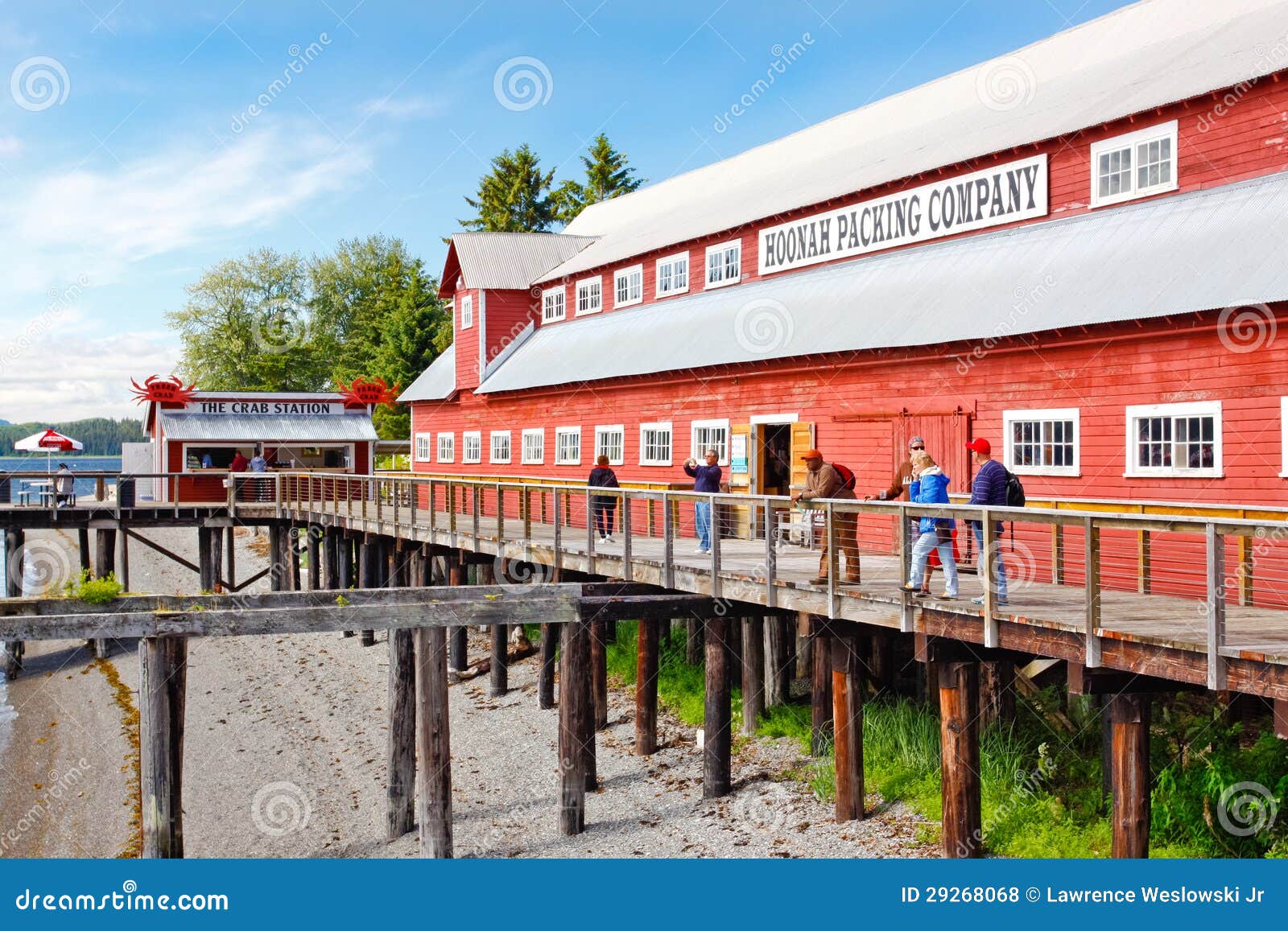 Alaska Icy Strait Point Hoonah Packing Company Editorial Image