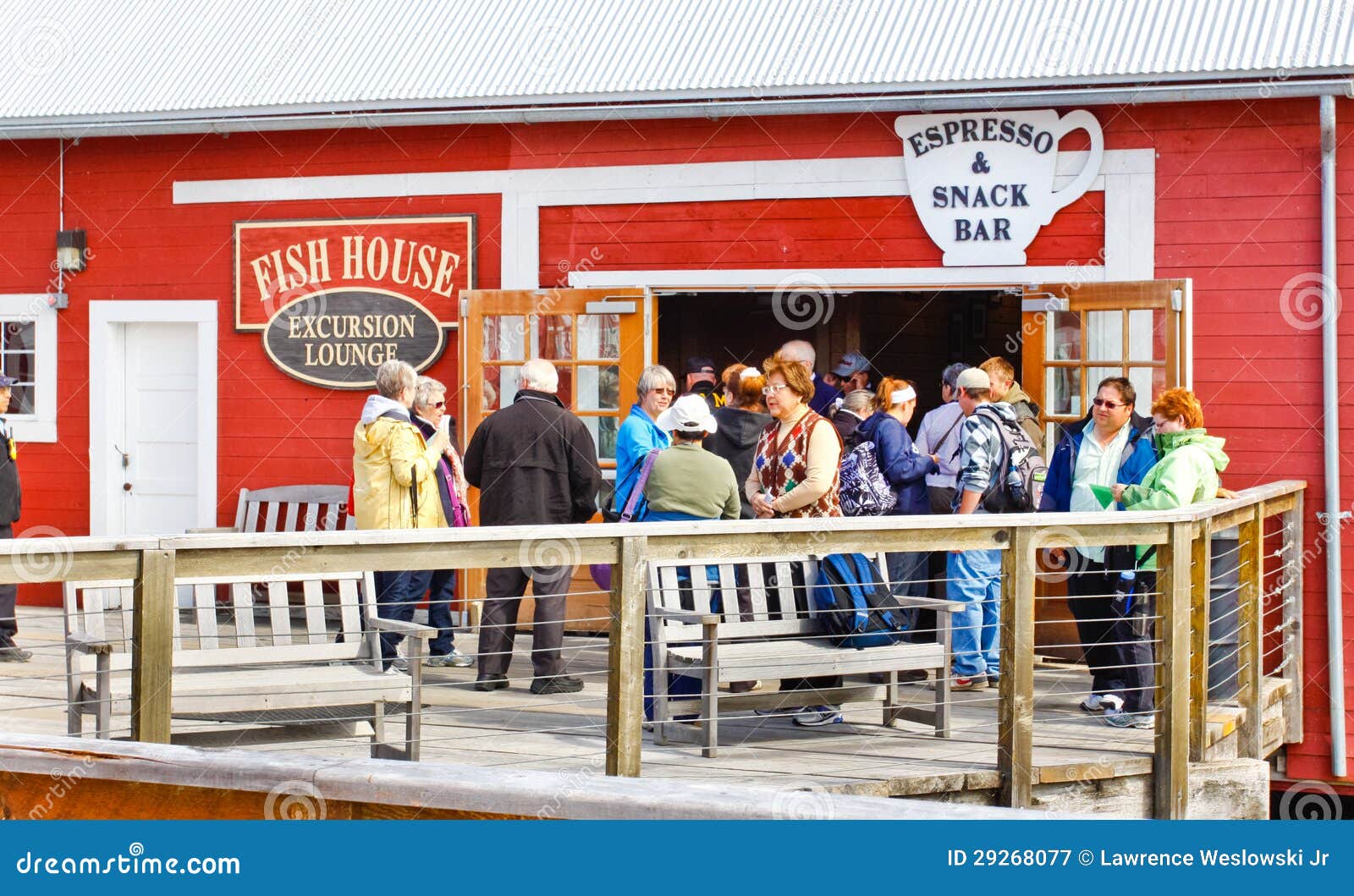 Alaska Icy Strait Point Snack Bar Editorial Photography Image 29268077