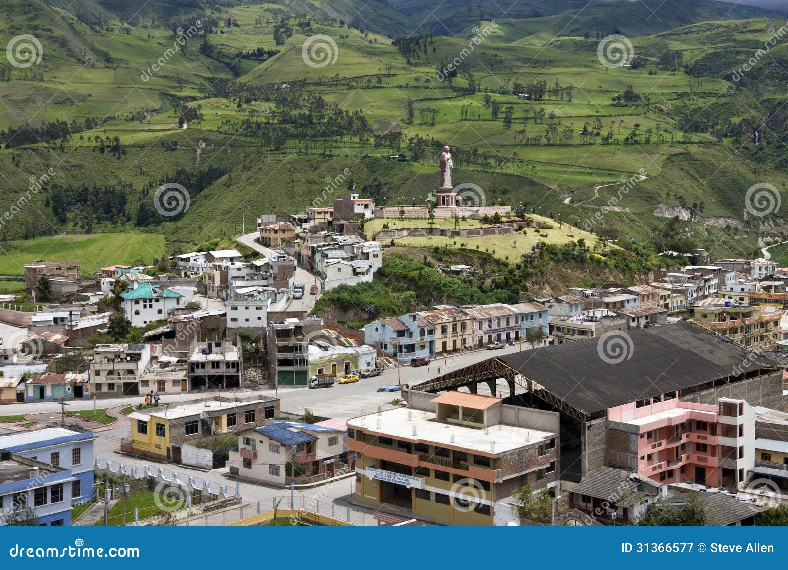 Alausi Provincia De Chimborazo Ecuador Fotografía editorial