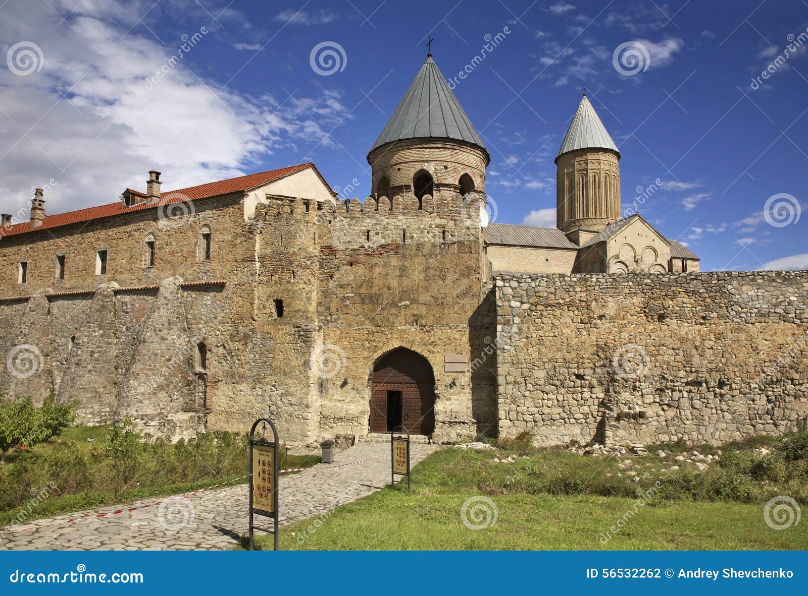 alaverdi monastery in kakheti. georgia