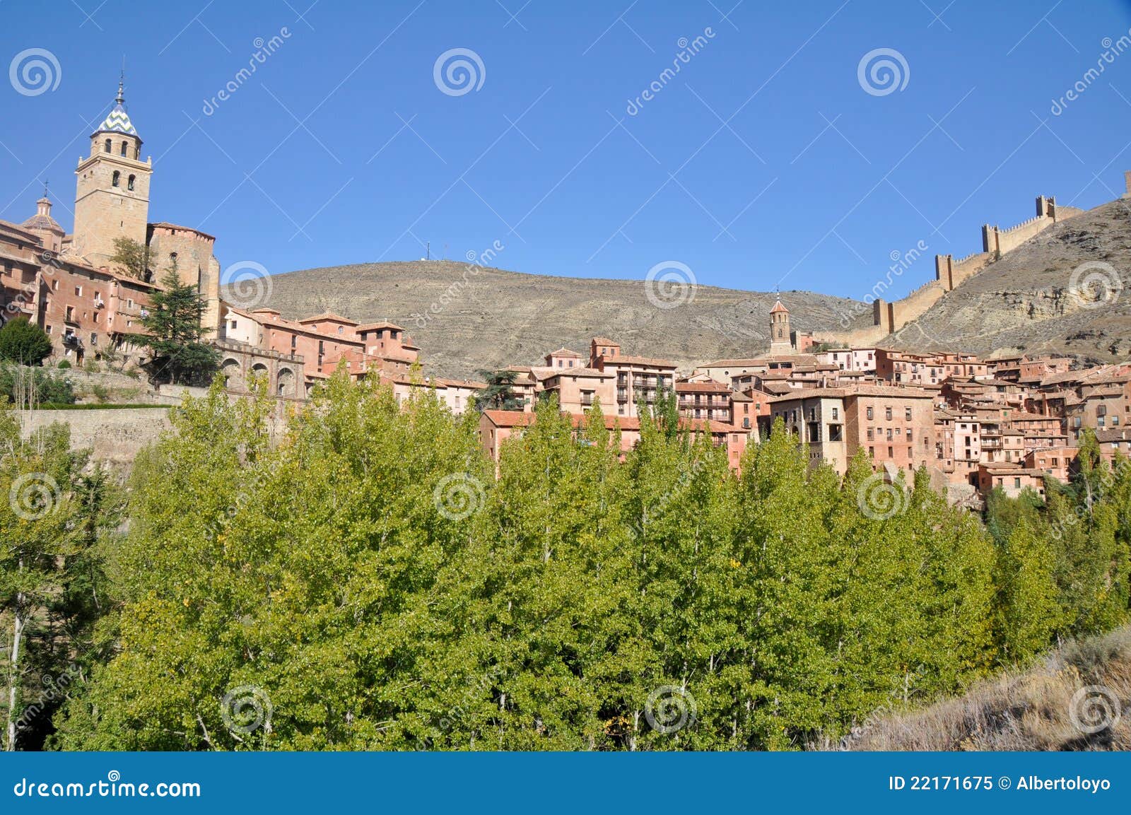 albarracin, medieval town of teruel, spain