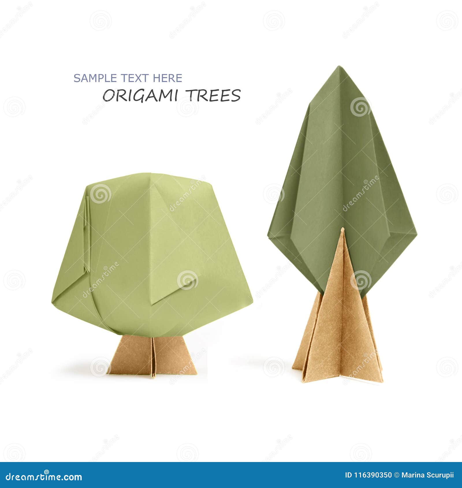 Albero Di Natale Di Carta Origami.Albero Di Carta Di Origami Fotografia Stock Immagine Di Geometrico 116390350