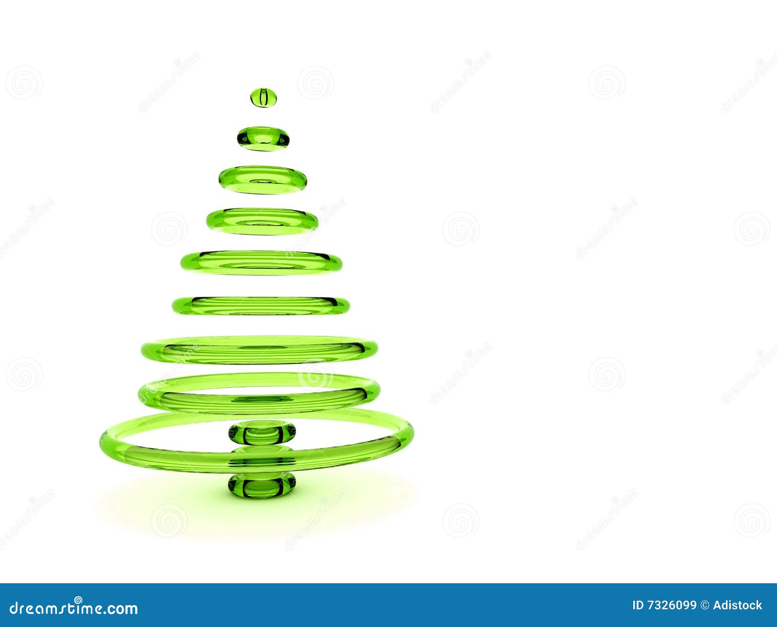 Albero Di Natale 3d.Albero Di Natale 3d Illustrazione Di Stock Illustrazione Di Grafico 7326099