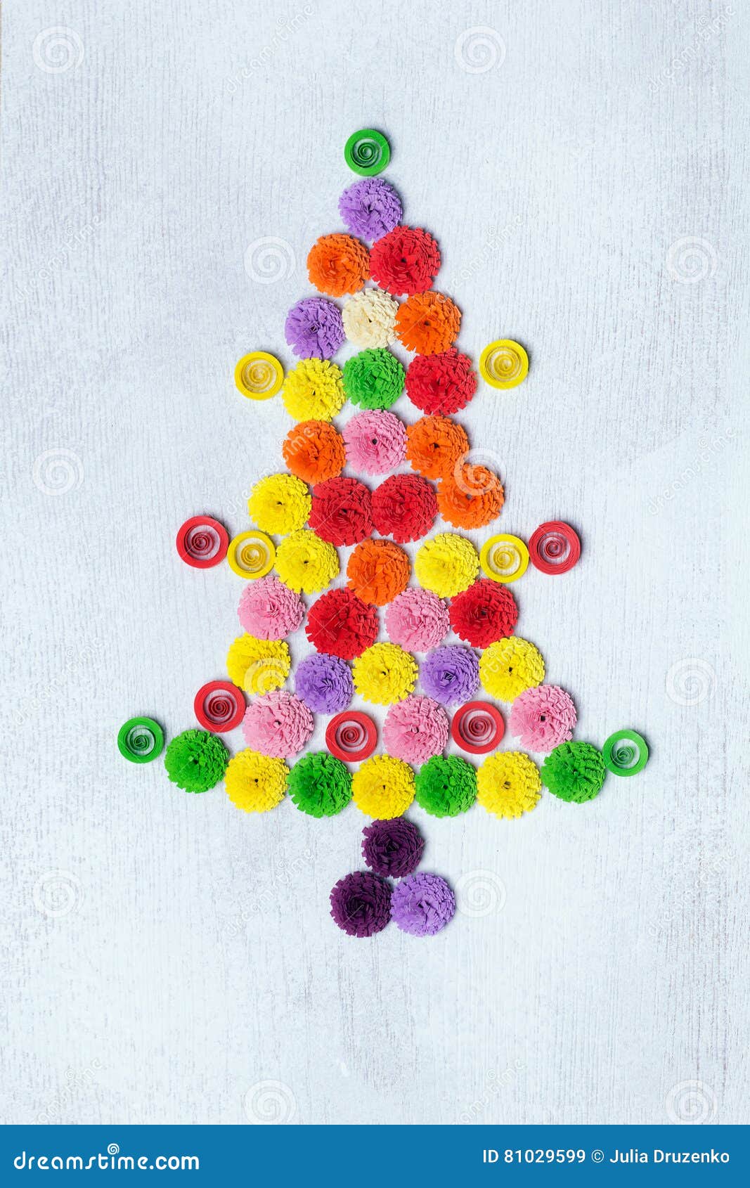 Albero Di Natale Quilling.Albero Di Natale Che Quilling Immagine Stock Immagine Di Decorativo Ornamento 81029599