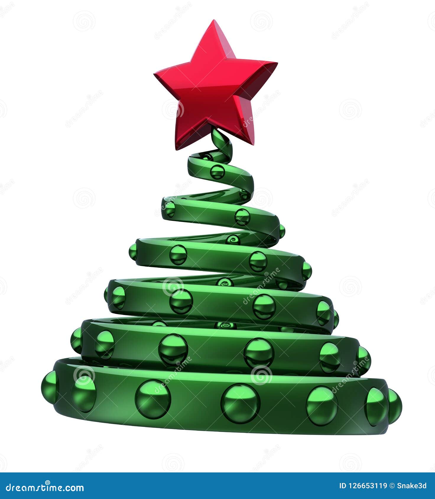 Albero Di Natale Elegante E Raffinato Albero Di Natale Stilizzato Astratto Illustrazioni, Vettoriali E