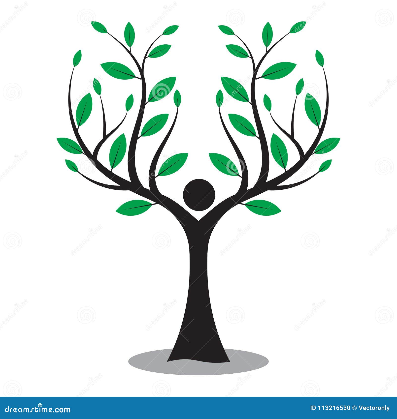 Albero Genealogico, Uomo Dell'albero, Logo Della Natura Di Amore  Illustrazione Vettoriale - Illustrazione di elettrico, alternativa:  113216530