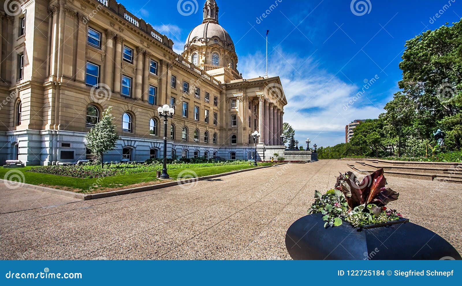 Alberta Legislature Building Edmonton Canada Stock Photo Image of