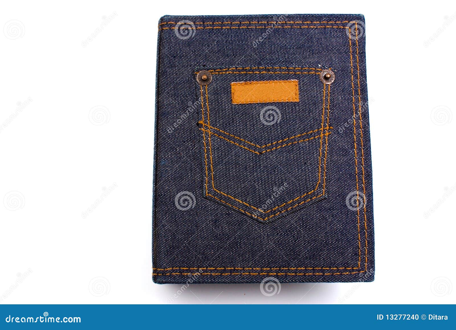 Album cover of denim stock photo. Image of color, blank 13277240