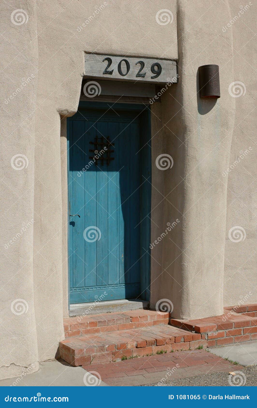 Albuquerque door stock image. Image of hallmark, desert 1081065