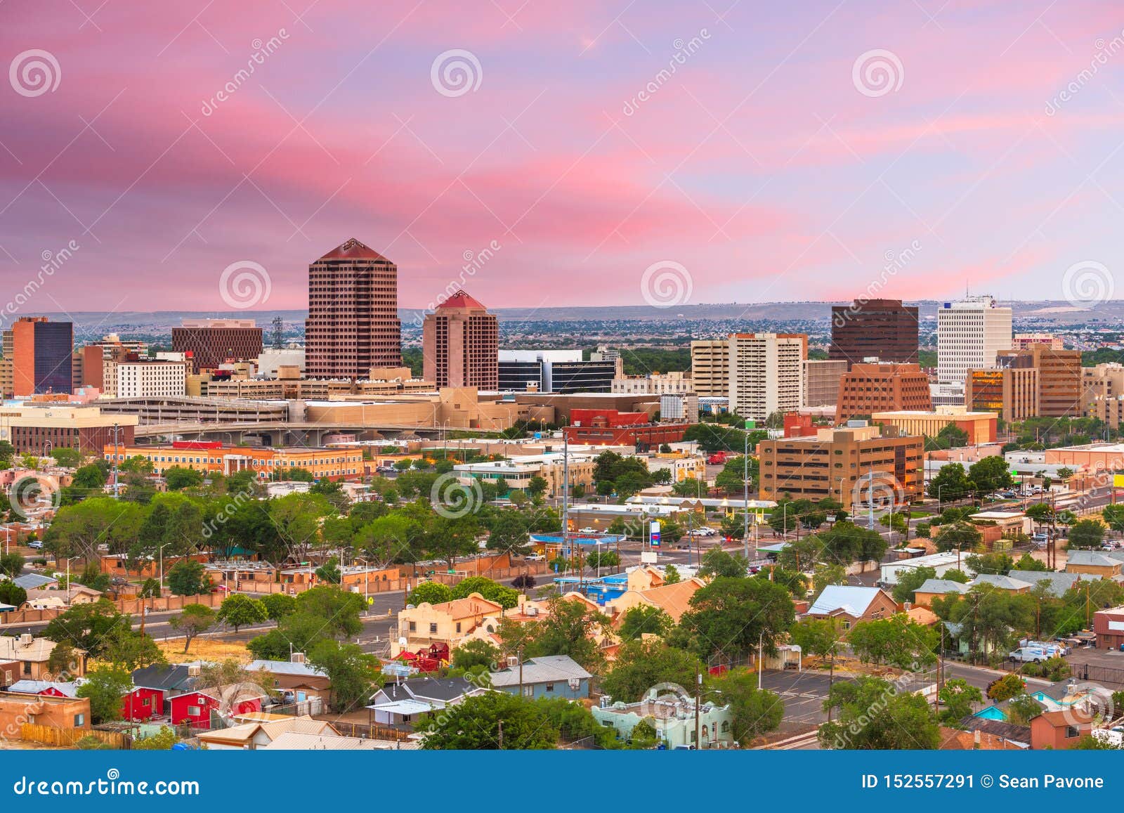 albuquerque, new mexico, usa cityscape