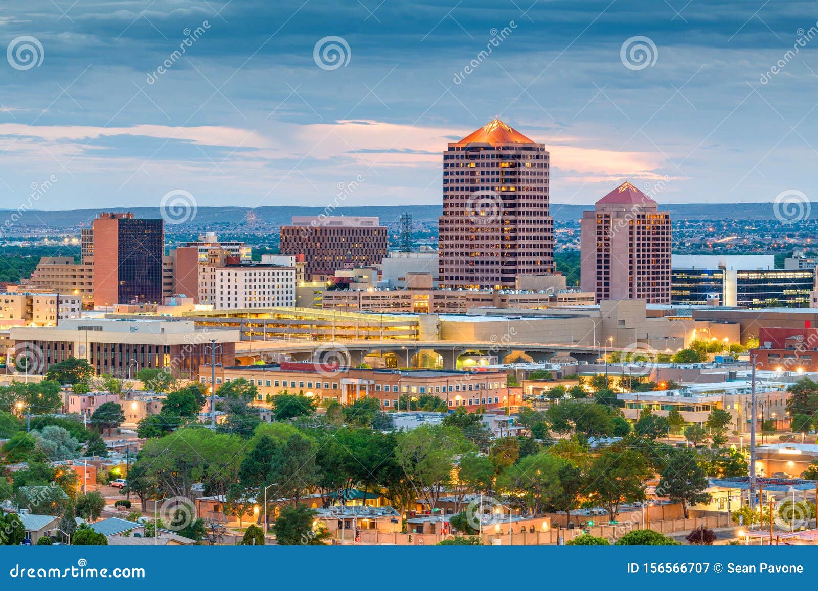 albuquerque, new mexico, usa cityscape