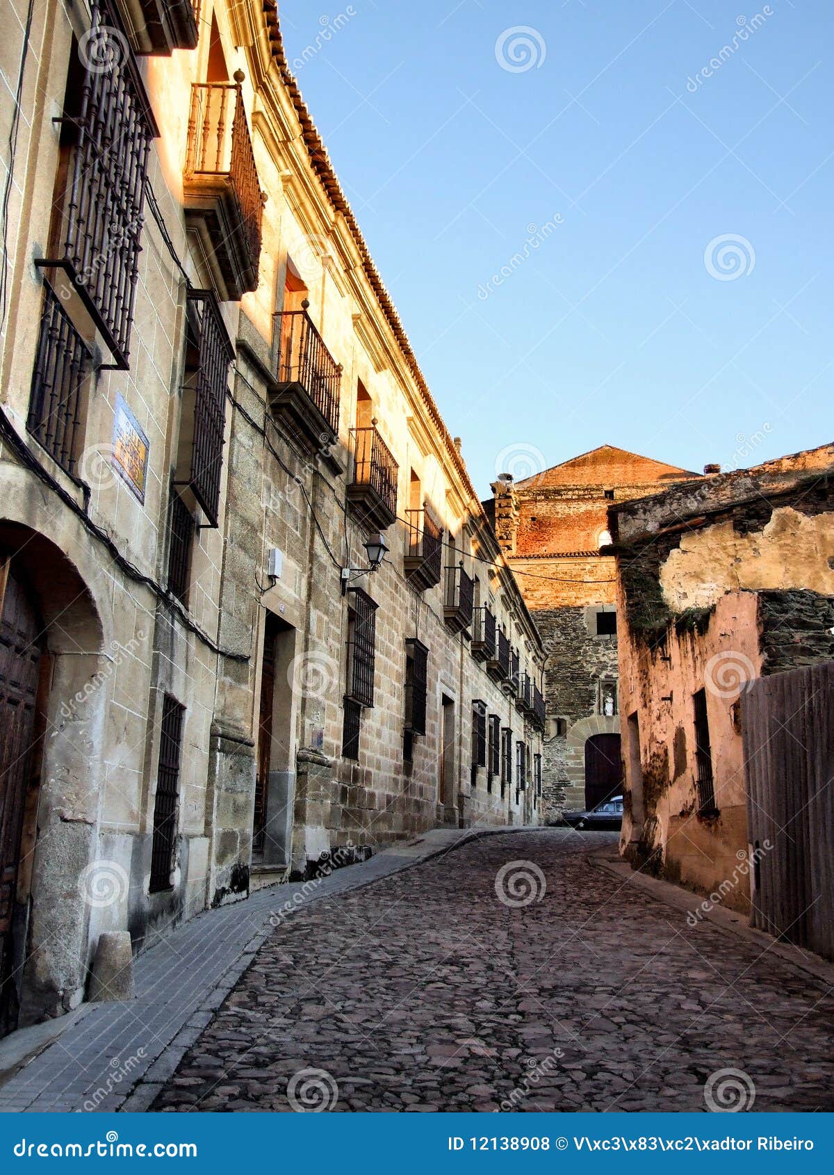 Alcantara street stock photo. Image of alcantara, typical - 12138908