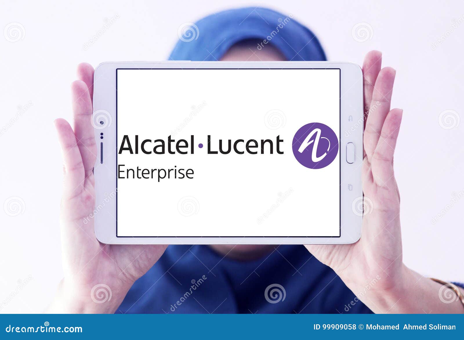 Alcatel-Lucent Enterprise Logo Editorial Stock Photo - Image of logo
