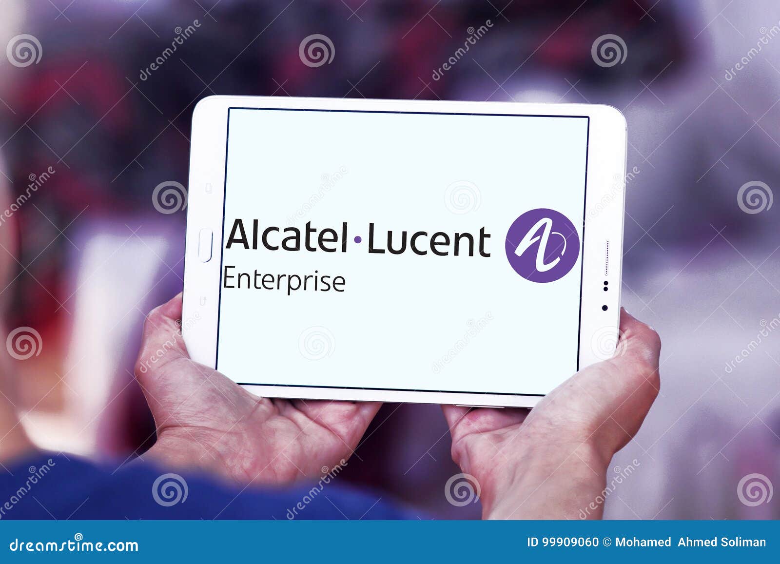 Alcatel-Lucent Enterprise Logo Editorial Image - Image of lucent