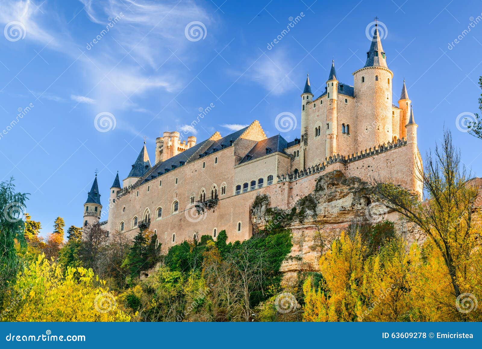 alcazar of segovia, castile, spain