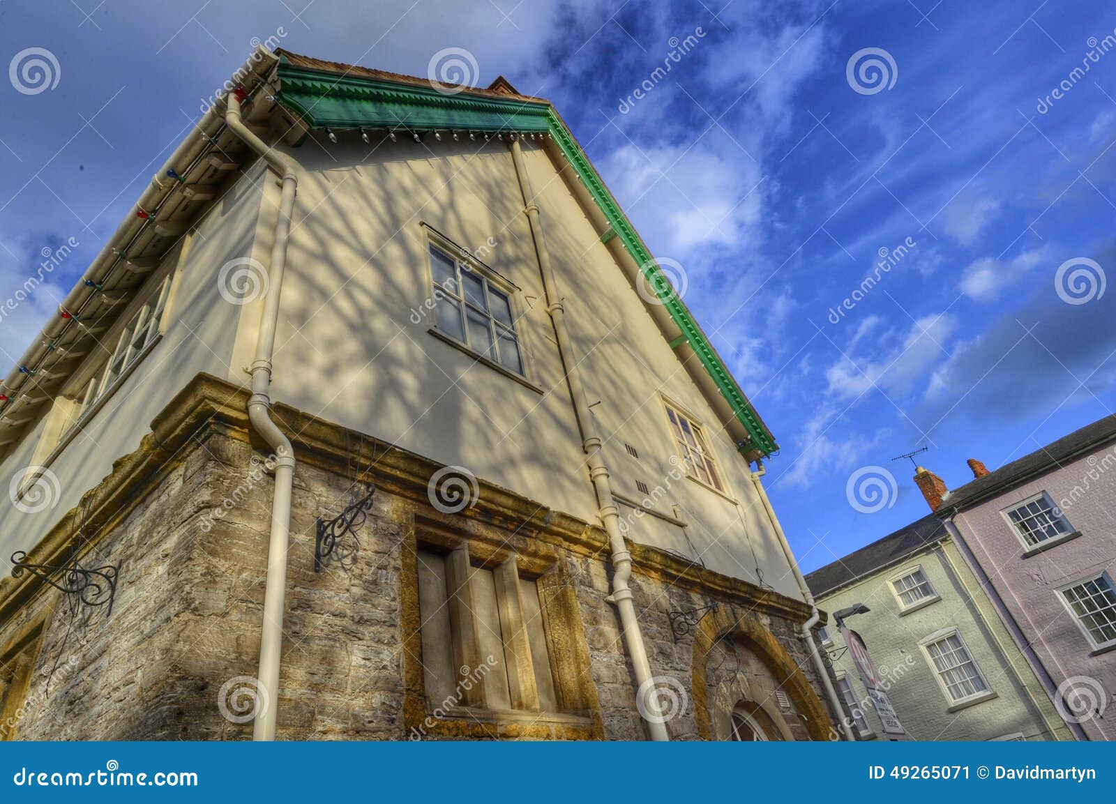 Alcester stock image. Image of town, england, hall, warwickshire 49265071