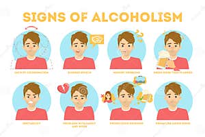 Alcoholism Infographic Vector Illustration CartoonDealer 44396962