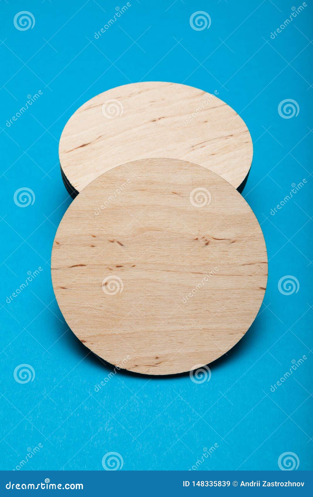 Download Alcohol Beverage, Brown Circle Coaster Mockup Stock Image ...