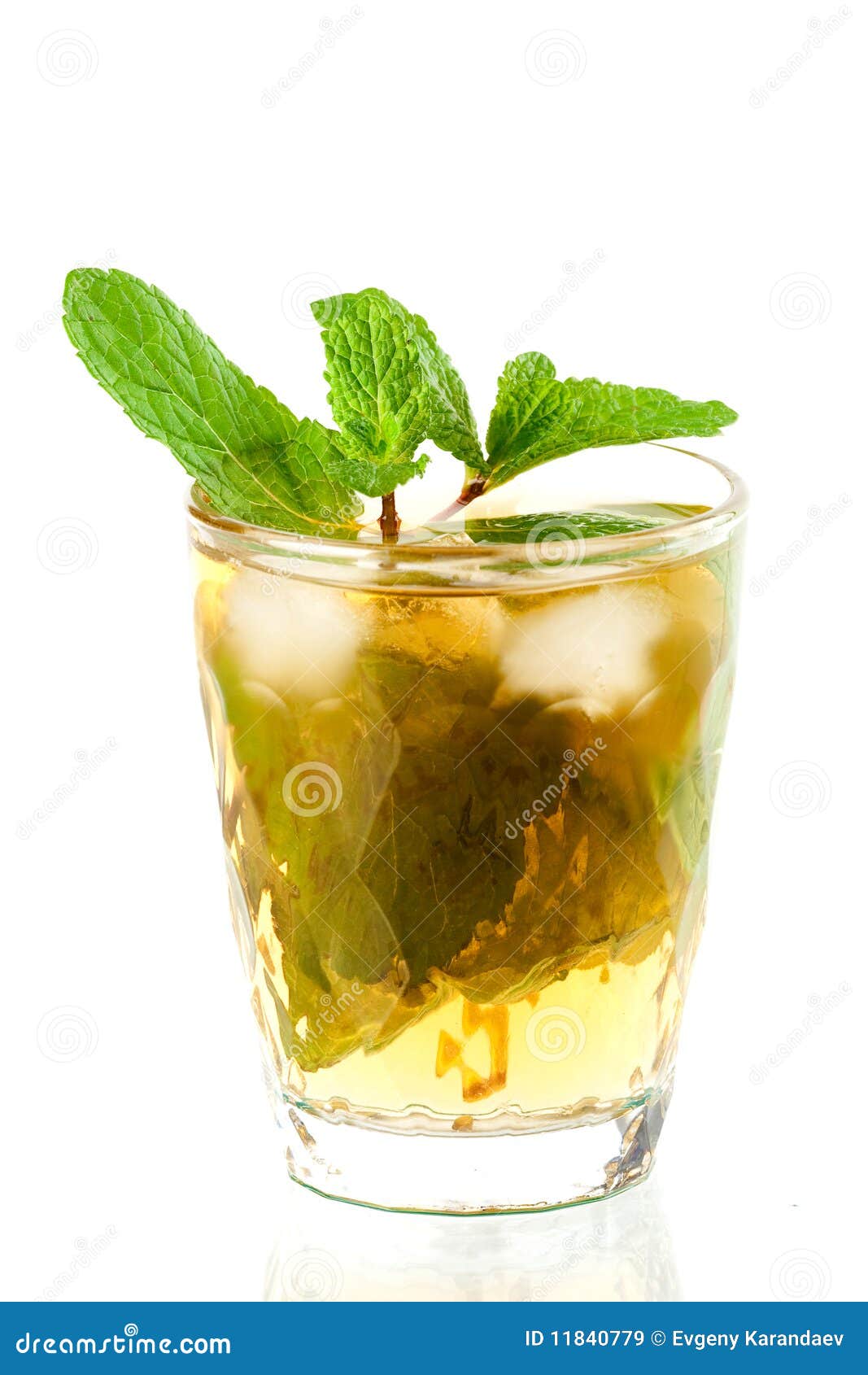Alcohol Cocktail with Whiskey and Mint Stock Image Image of liquid