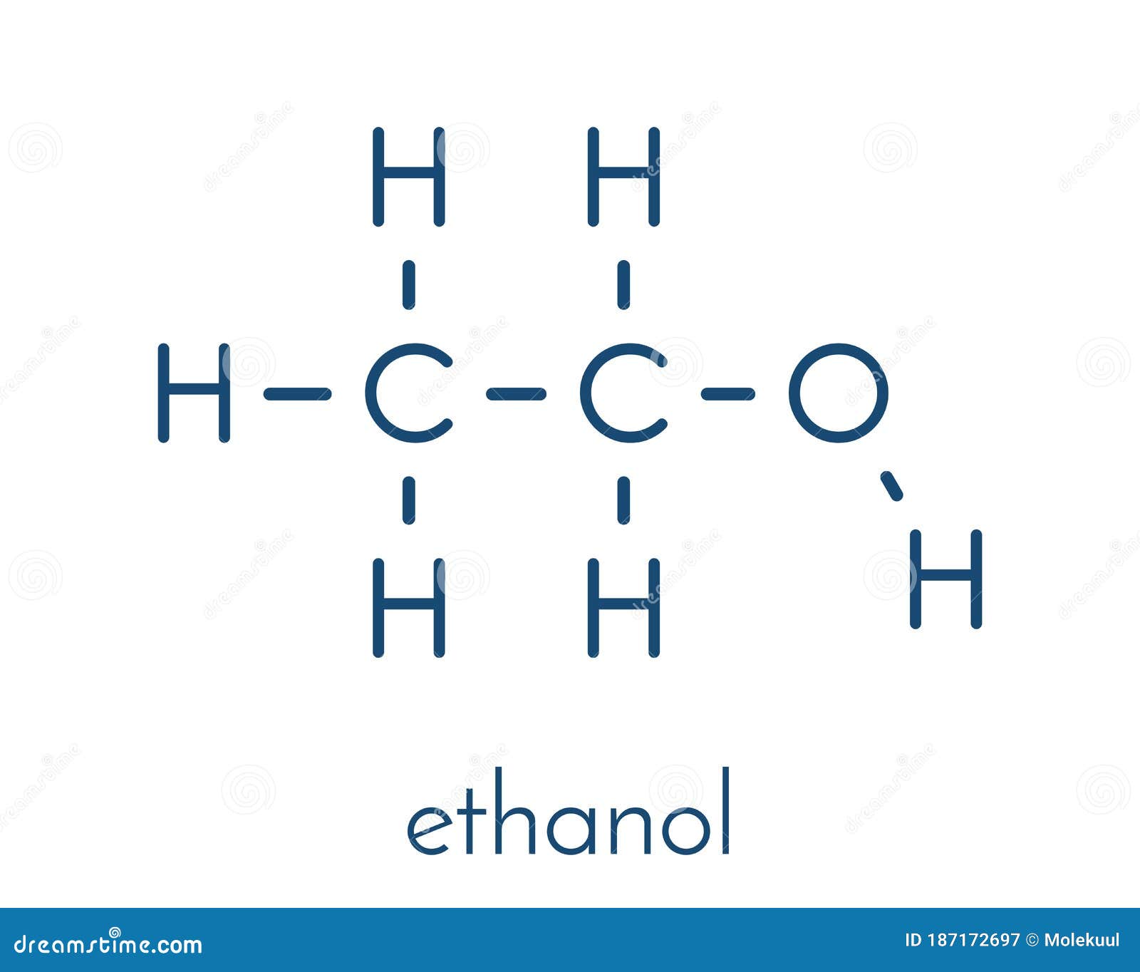 Alcohol Ethanol, Ethyl Alcohol Molecule, Chemical