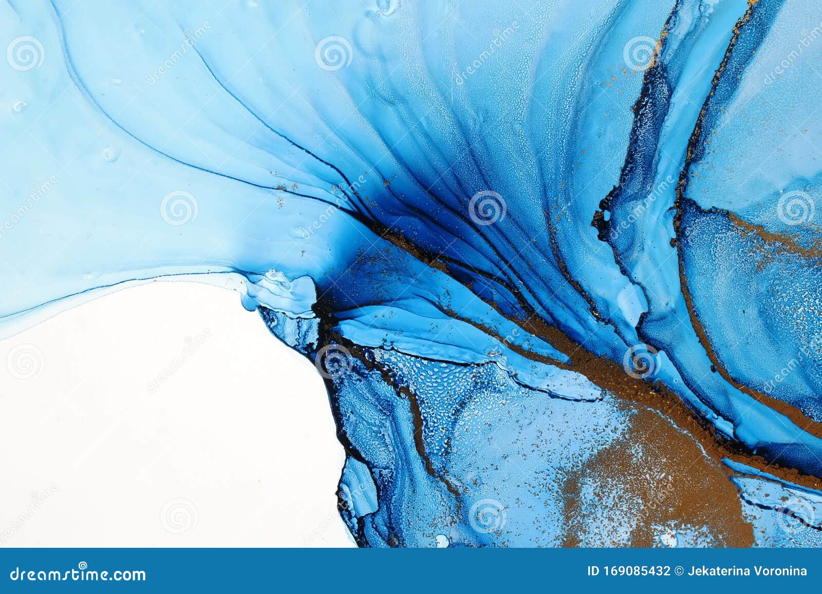 Alcohol Ink Abstract Texture Stock Photo - Image of splashing ...