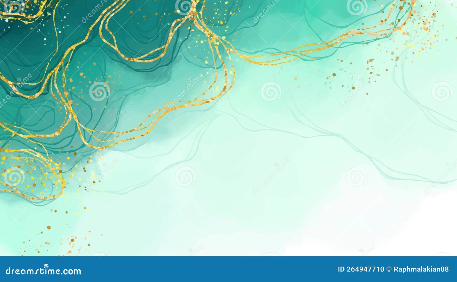 Mesmerizing Watercolor Ink Art Vibrant Green And Blue Texture Enhanced With  Golden Glitter Background, Gold Ink, Liquid Pattern, Alcohol Ink Background  Image And Wallpaper for Free Download