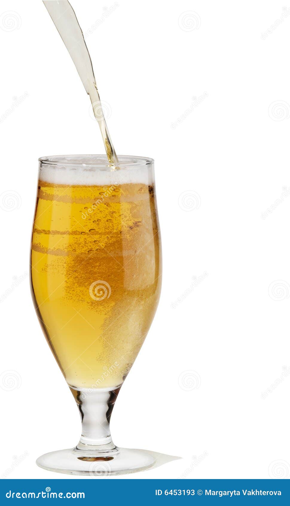 Alcohol Light Beer Pouring into a Glass Stock Image Image of lager