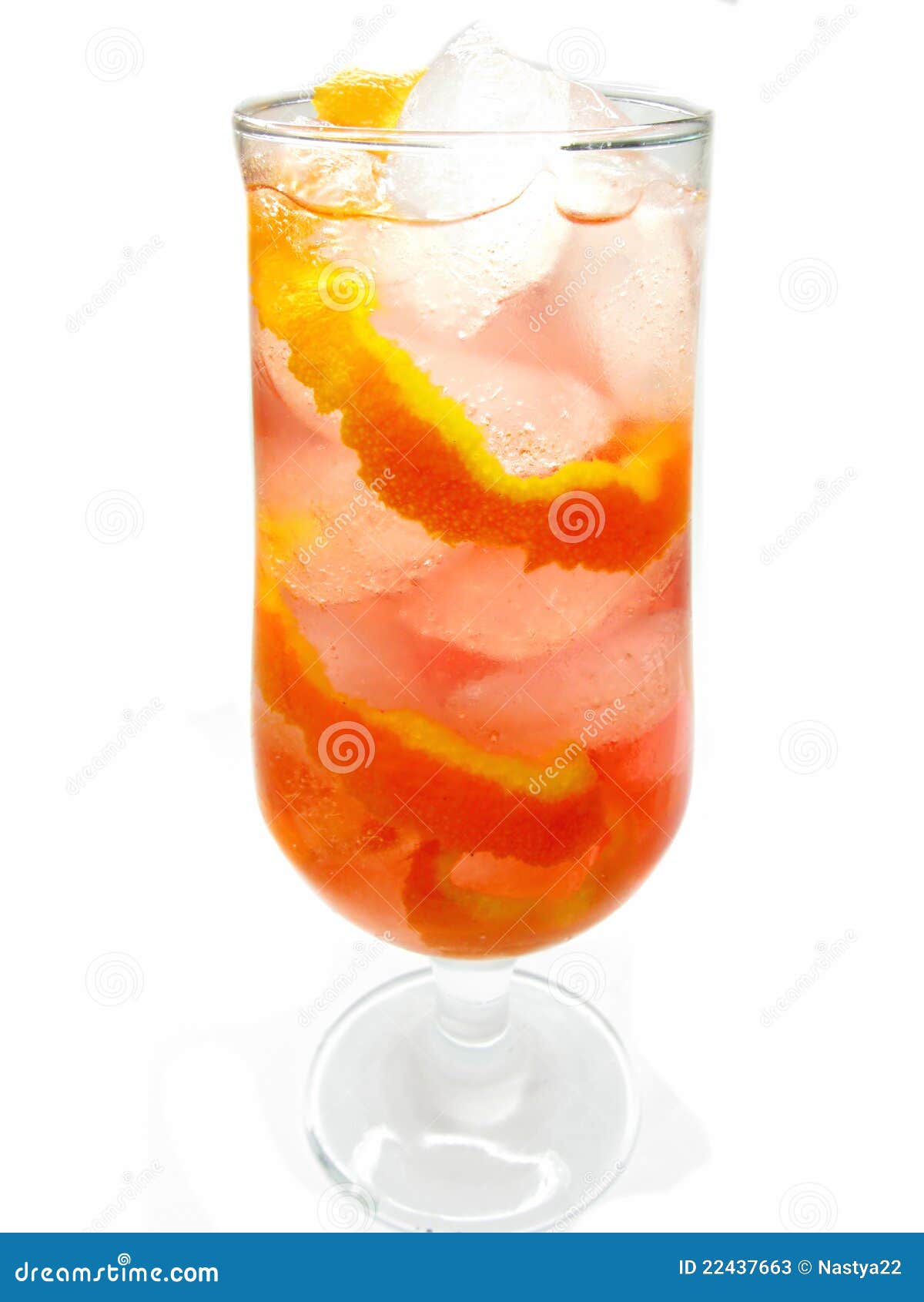 Alcohol Liqueur Cocktail with Orange Stock Image Image of wineglass