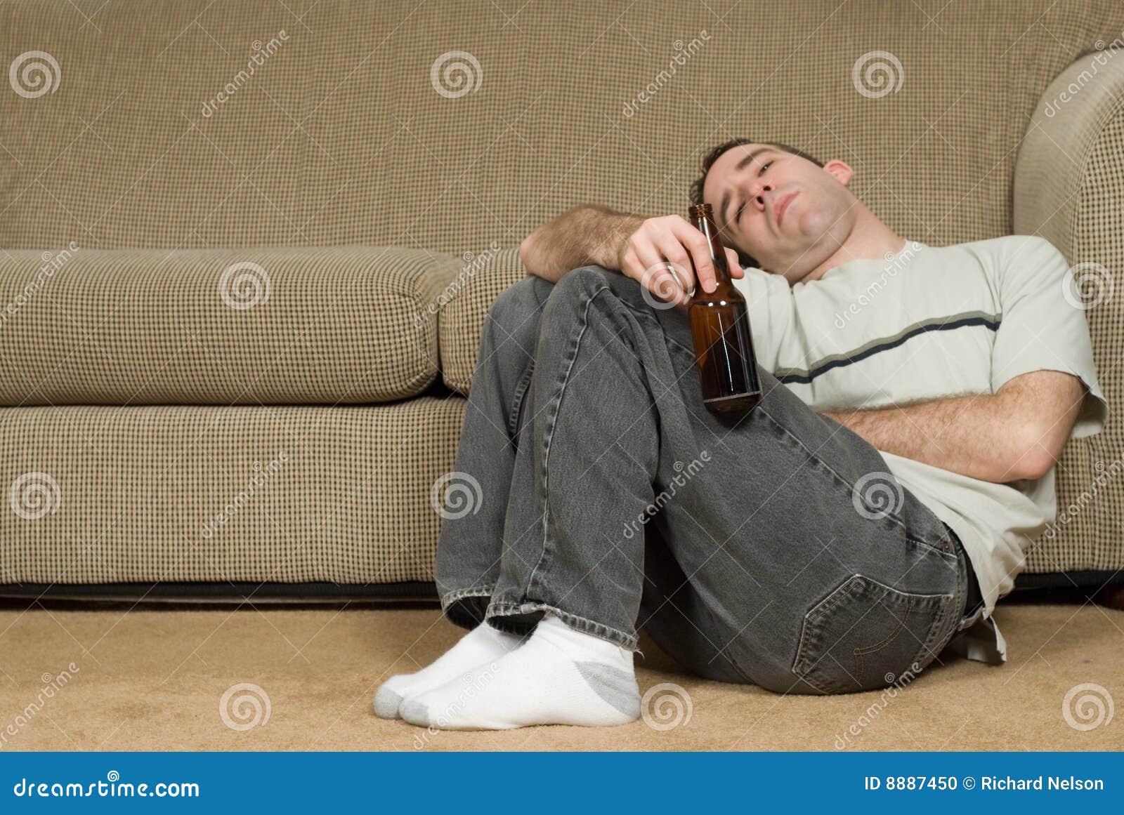 Alcoholic stock photo. Image of grief, frustrated, pain - 8887450