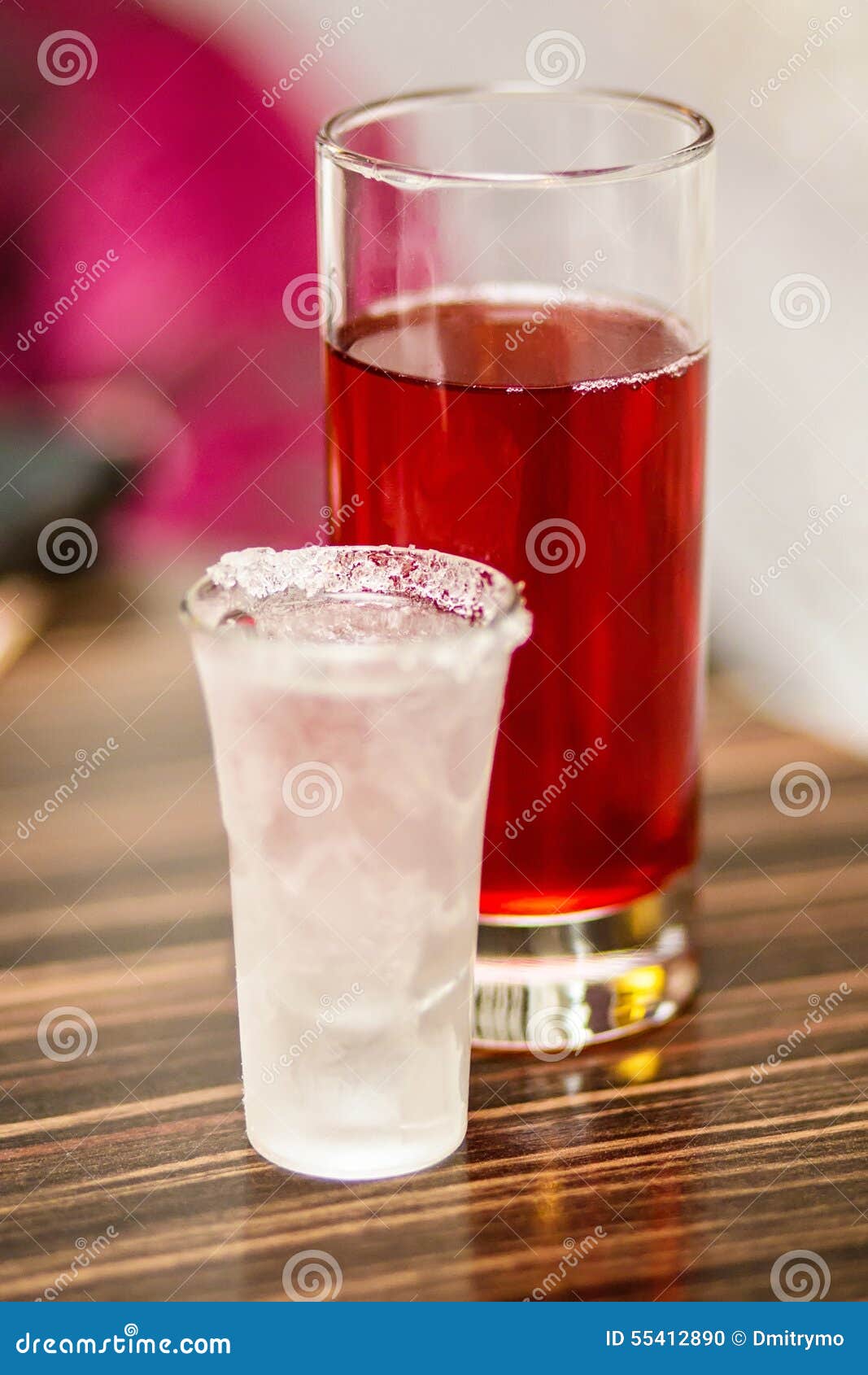 Alcoholic Drink with Fruitdrink Stock Photo Image of idea, delicious 55412890