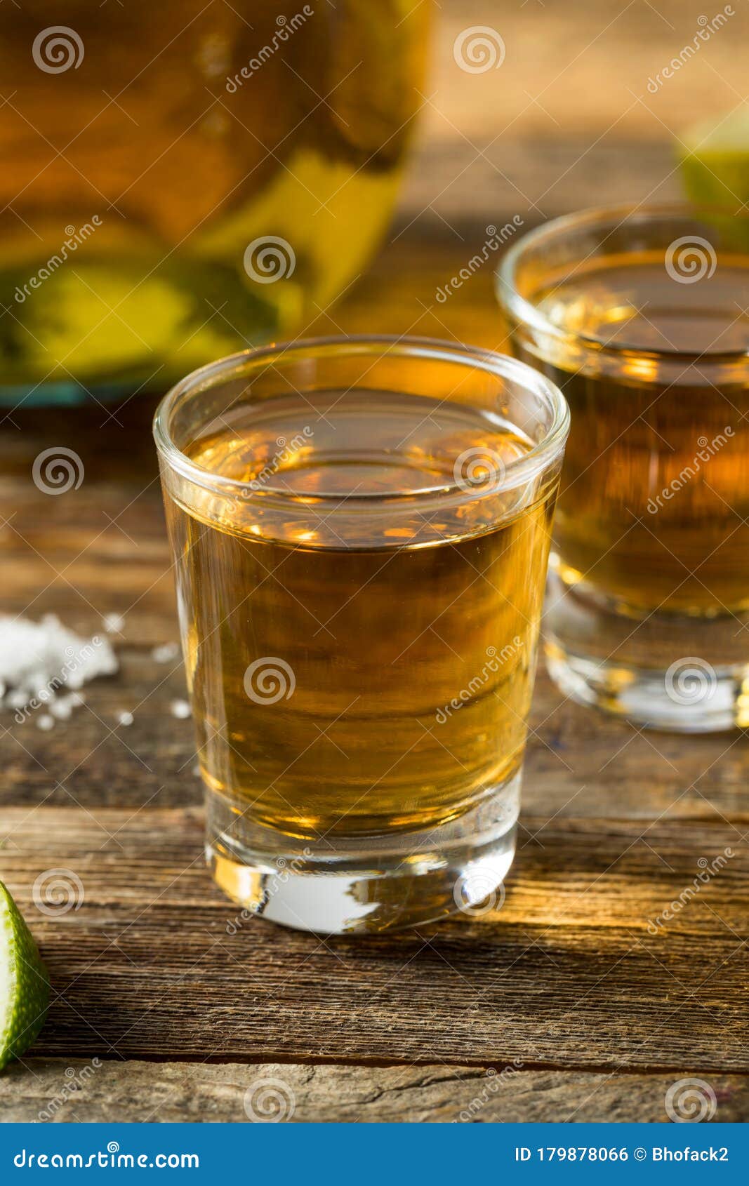 Alcoholic Reposado Tequila Shots Stock Photo Image of booze, drink
