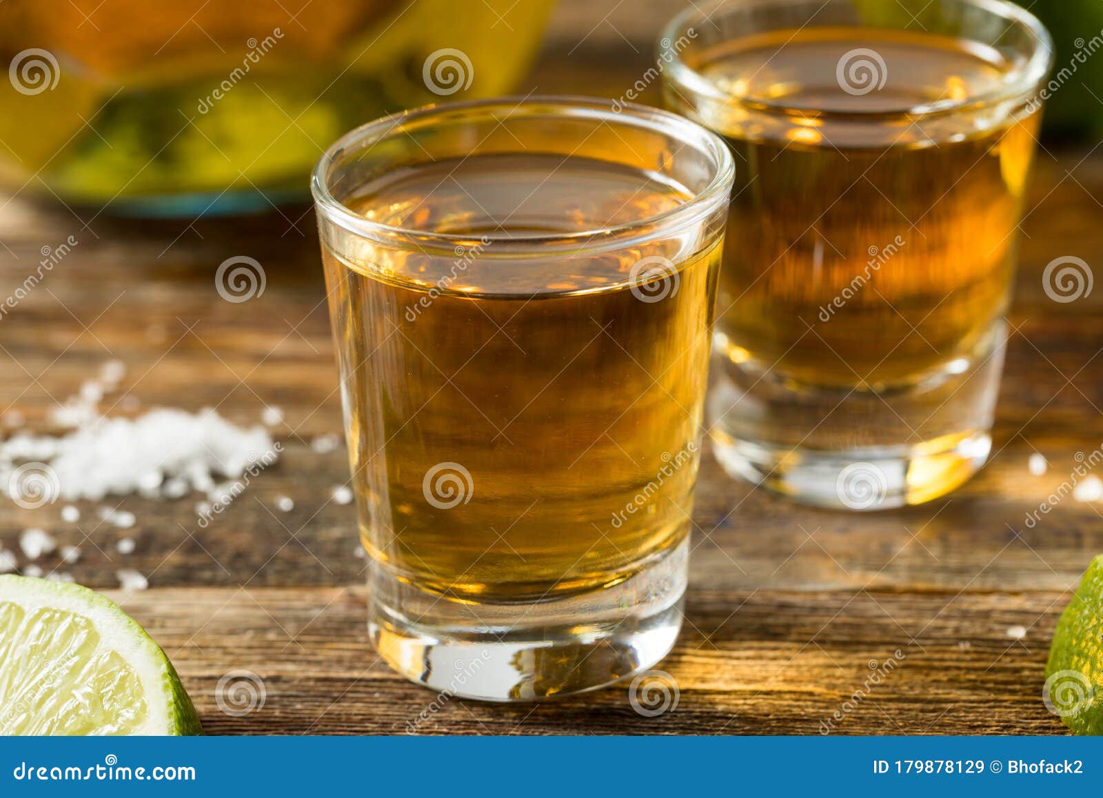 Alcoholic Reposado Tequila Shots Stock Image Image of freshness