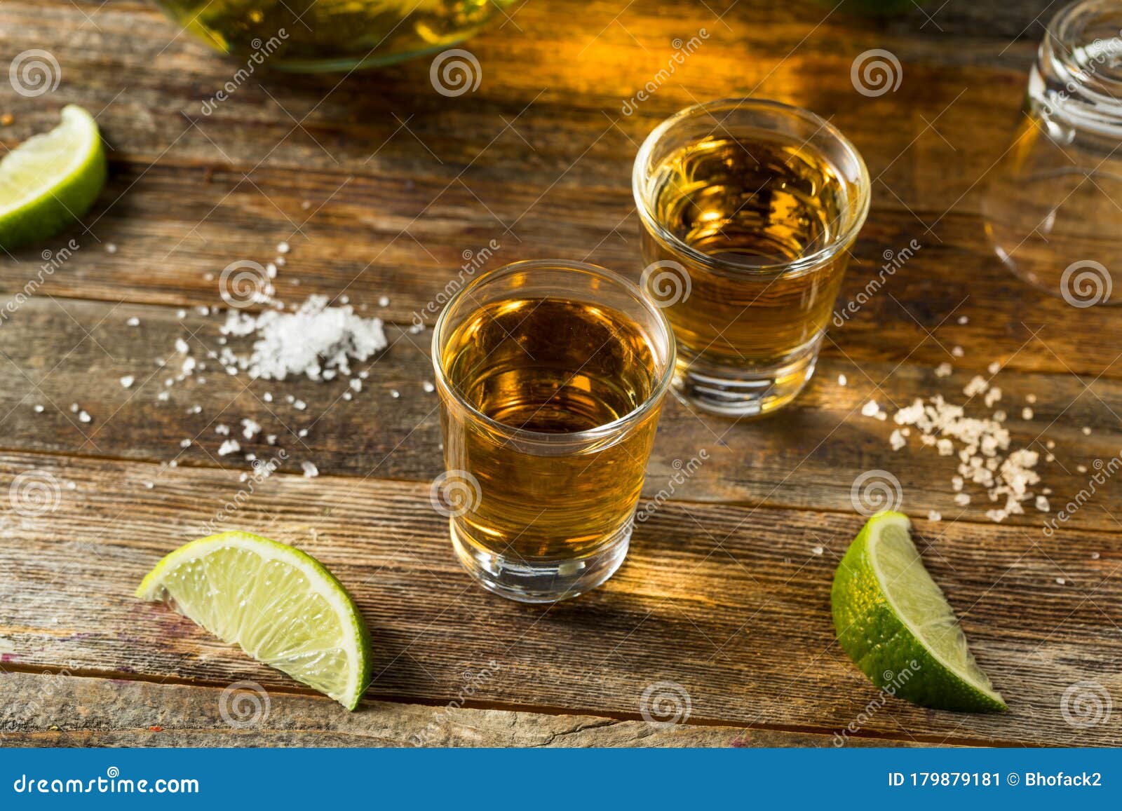 Alcoholic Reposado Tequila Shots Stock Image Image of drink