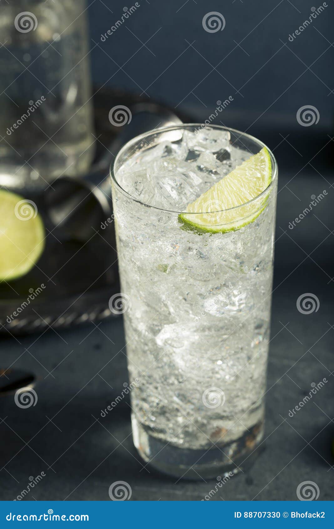 Alcoholic Vodka Tonic Highball Cocktail Stock Photo Image of gintonic
