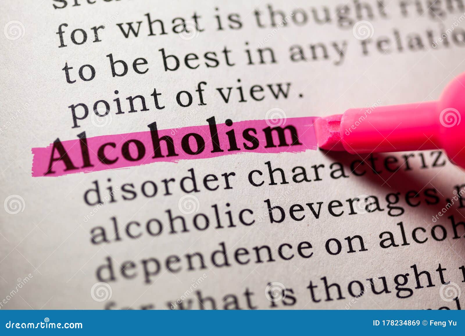 Alcoholism stock image. Image of dictionary, printing 178234869