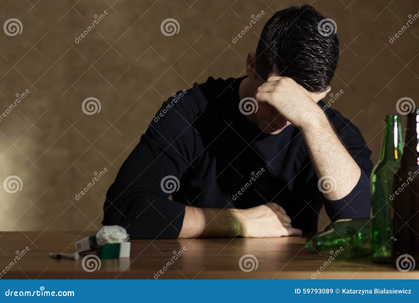 Alcoholverslaving Onder Jongeren Stock Afbeelding Image of roker