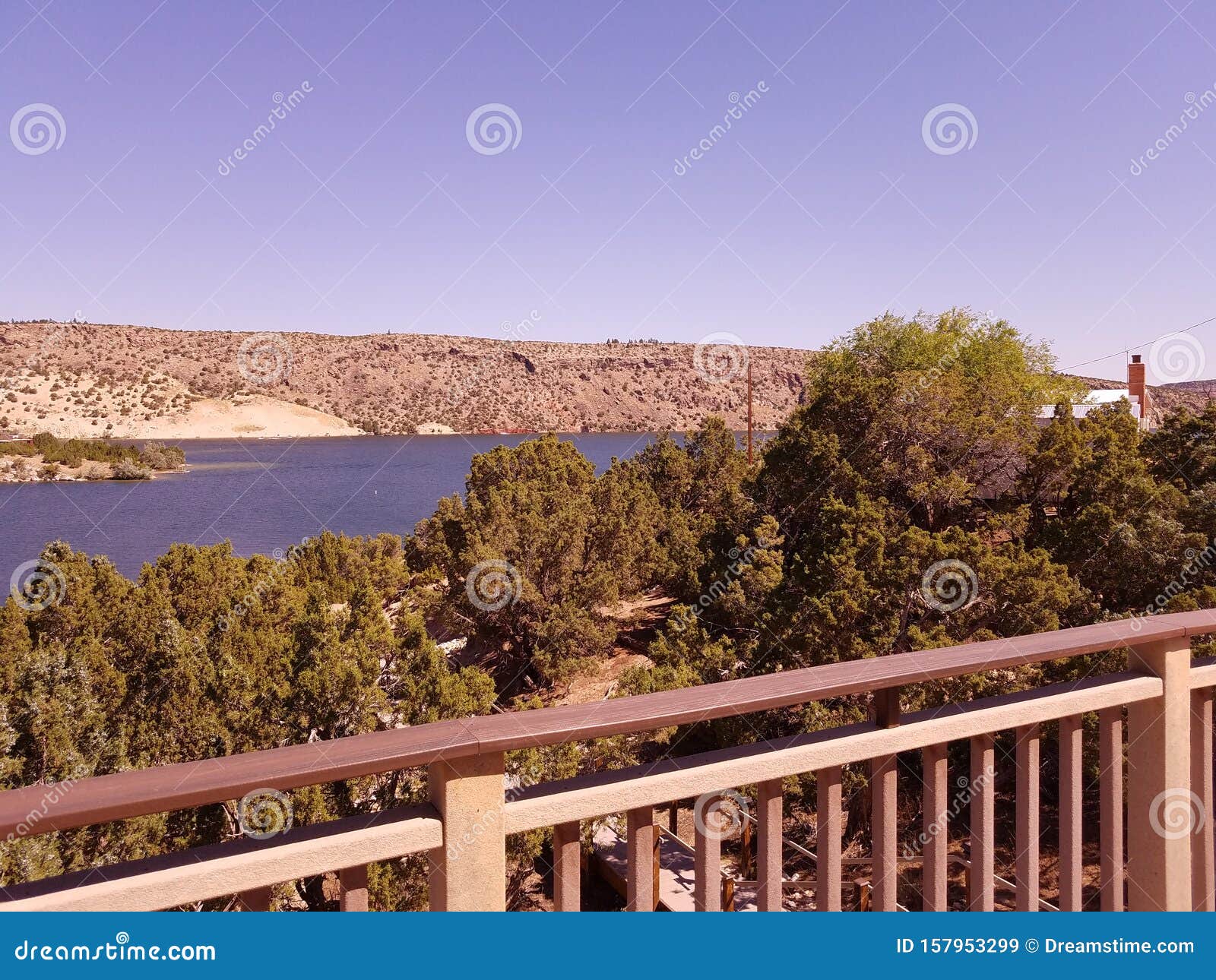 Alcova Lake Morning View Summer Stock Image Image of view, alcova
