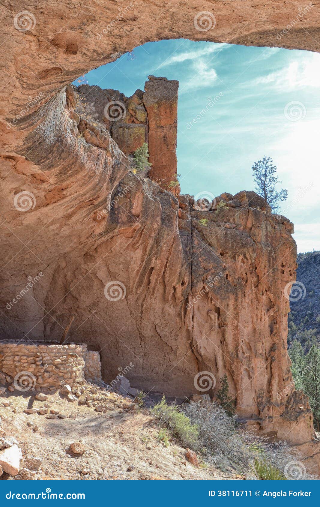 The Alcove House stock image. Image of cliff, southwest 38116711