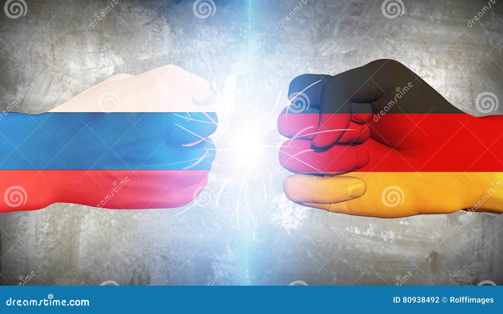 Alemania Contra Rusia Stock De Ilustracion Ilustracion De Contra 80938492