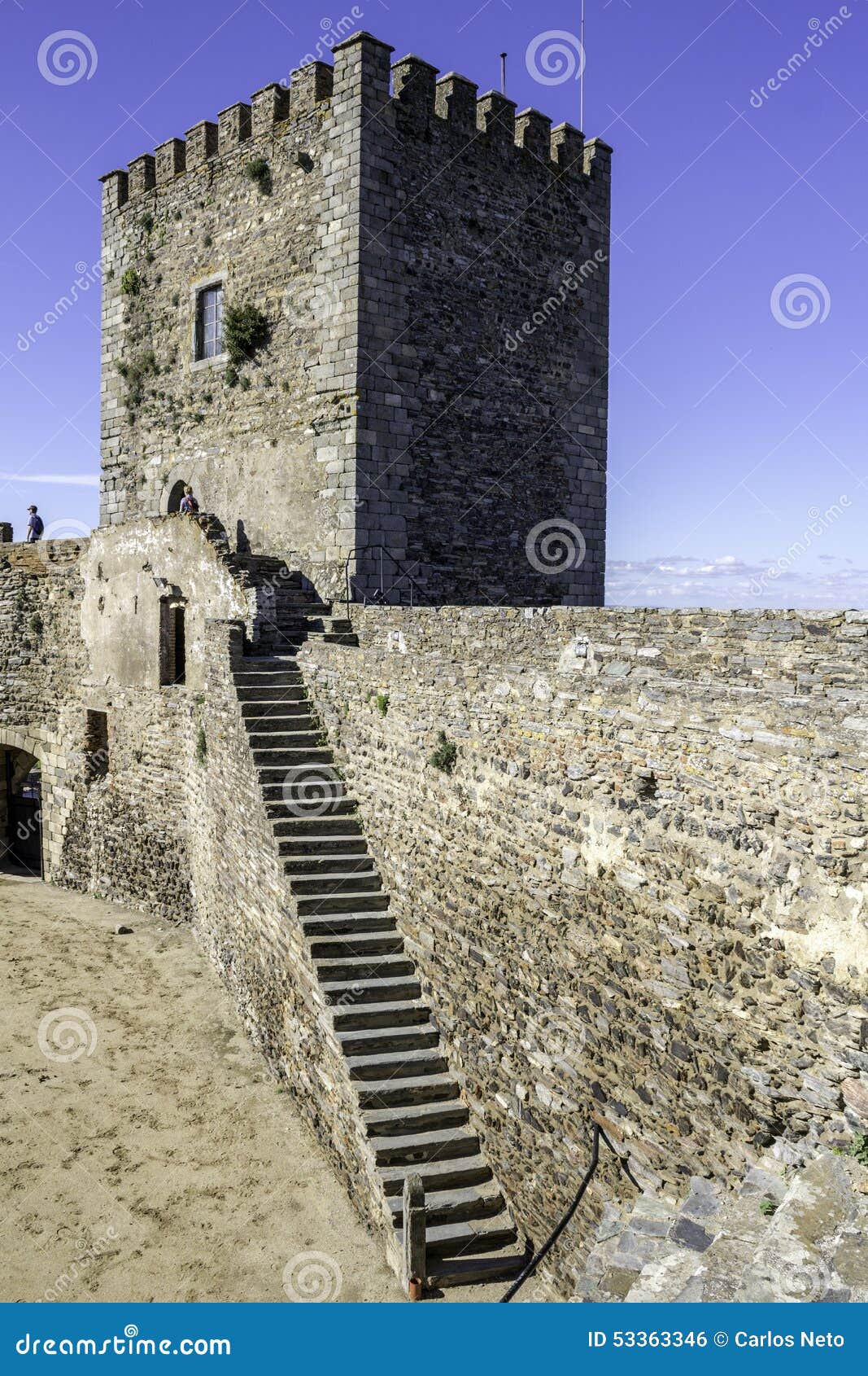 alentejo town of monsaraz castle inner space. portugal