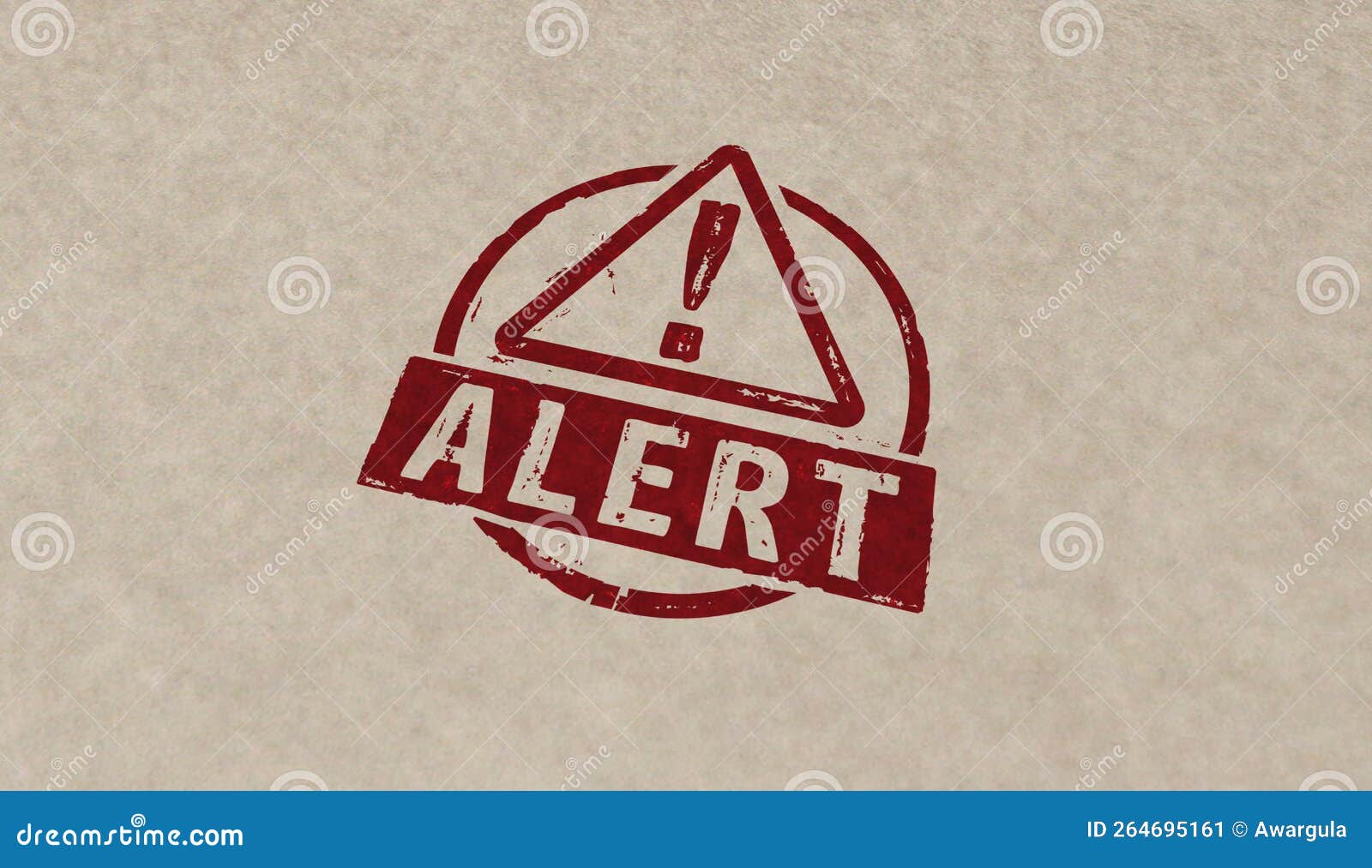 alert warning and caution stamp and stamping